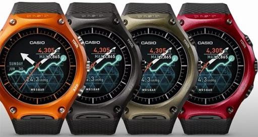 Cấu trúc hiển thị của đồng hồ thông minh casio watch wsd-f10